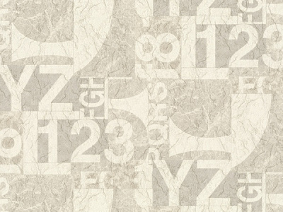 Обои виниловые на флизелиновой основе Славянские обои Elegance collection Цифры 2359-06 1,06x10,05 м 