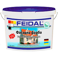 Фарба акрилова Feidal Fassadenfarbe economic мат білий 10л