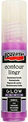Контур универсальный фиолетовый 017496 Glow in the dark 1 цветов 20 мл