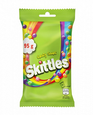 Драже жевательные Skittles Кисло микс 100 г 