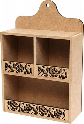 Заготовка Полочка кухонная Цветочный орнамент Rosa Talent 