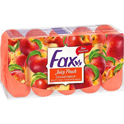 Мило Fax Персик 5x70 г