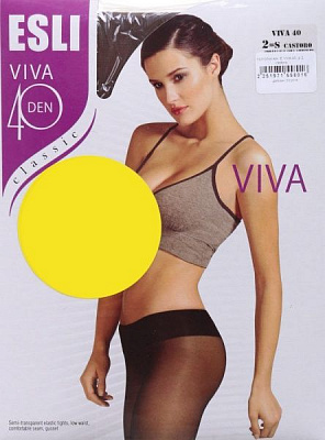 Колготки жіночі ESLI Viva Classic р. 2 40 den castoro 2 пар