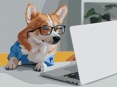 Картина по номерам Маленький бизне смен 30х40 см 30x40 см 