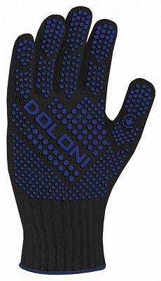 Перчатки Doloni Коттон Лайт с покрытием ПВХ точка XL (10) 4418