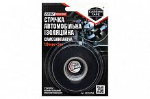 Стрічка автомобільна CARBON TAPE ізоляційна самозлипаюча 19 мм х 5 м 0,5 мм 5 м чорний