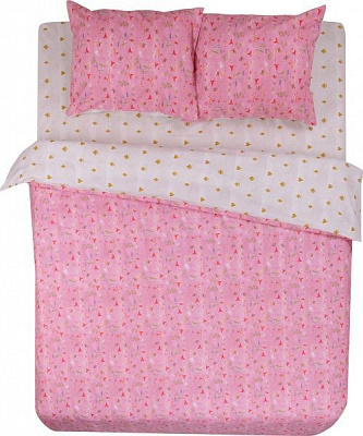 Комплект постільної білизни Аліса 2,0 рожевий Gapchinska