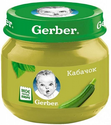 Пюре Gerber Кабачок з 6 місяців 80 г