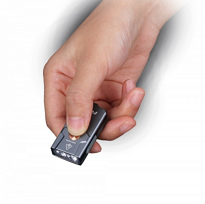 Брелок-фонарик Fenix РУЧНИЙ E03R, 260лм, 42м черный