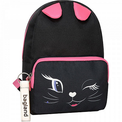 Рюкзак дитячий Bagland Котик 80466 чорний 1159