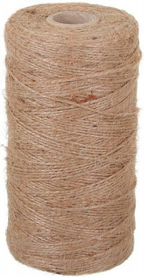 Нитка джутовый коричневый 0,4 кг