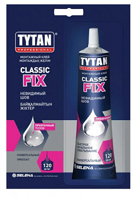 Клей монтажний Tytan Classic Fix 100 мл прозорий