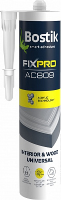 Клей Bostik Interior & Wood АС 809 280мл белый