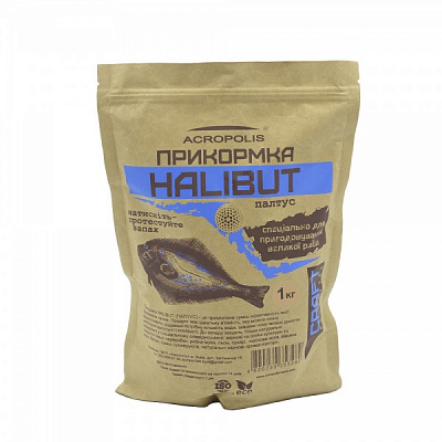 Прикормка Acropolis Halibut 1000 г палтус
