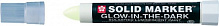 Маркер Sakura индустриальный светится ночью SOLID MARKER GLOW IN THE DARK 13 мм XSC#300 белый 