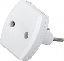 Трійник De-Pa без заземлення 3 гн. білий 11106 WHITE 