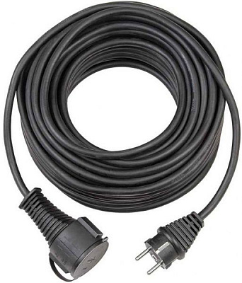 Подовжувач Brennenstuhl Bremax із заземленням 1 гн. чорний 25 м 1169900