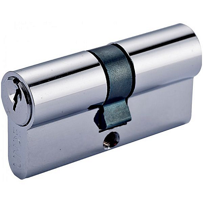 Цилиндр Linde A5Е 35x35 ключ-ключ 70 мм полированный хром