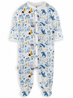 Человечек для мальчика Софія Nord р.68 бело-синий 450168 