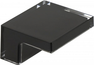 Меблева ручка 24 мм чорний Poliplast 0603TRAS/Bl