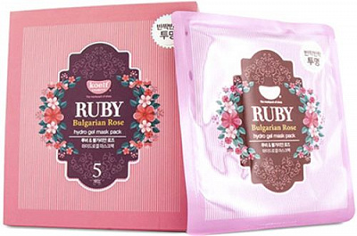 Маска для обличчя Koelf Гідрогелева з рубіном 30 г 1 шт.