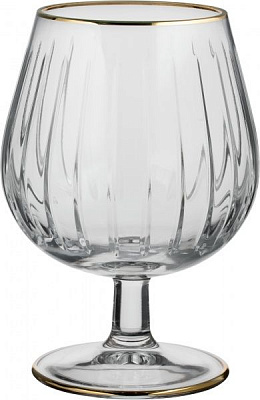 Набор бокалов для коньяка Solaris 360 мл 6 шт. золото Same