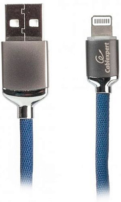 Кабель CABELEXPERT Lightning – USB 1 м синій (CCPB-L-USB-07B)