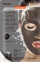 Маска Purederm Black Food Recipe MG: Gel Mask 23 г 1 шт.