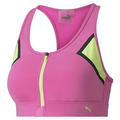 Бра Puma High Impact Front Zip Bra 51947003 S рожевий