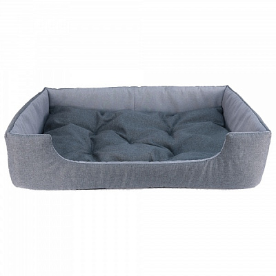 Лежак FX home Rosto 63x46x15 см серый