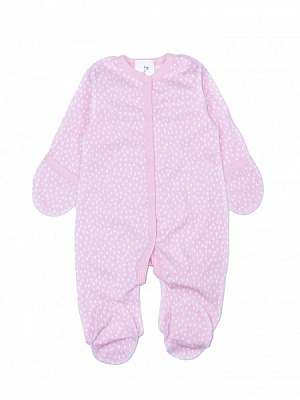 Комбинезон для девочки Bambinelli розовый в горошек р.56 розовый 