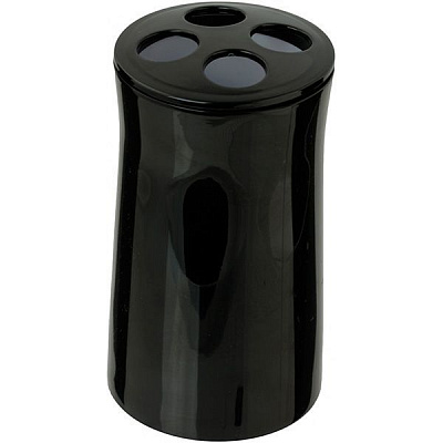 Склянка для зубних щіток Luna Roma E чорна