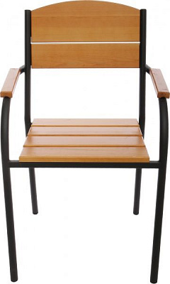 Стул деревянный Злата Прага 87x60x50 см черно-коричневый  