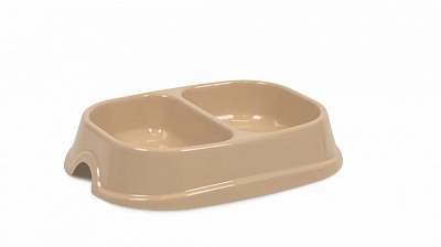 Миска Природа Модерн №1 Дуэт 0,4 л светло-бежевая