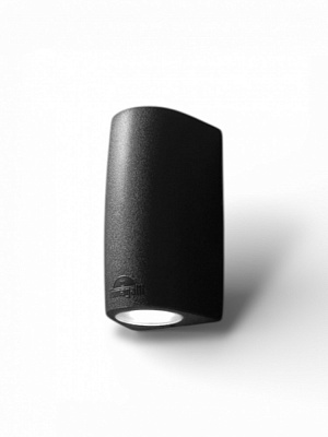 Світильник вуличний настінний FUMAGALLI Marta 90 1l Frosted GU10 3,5 Вт IP55 чорний