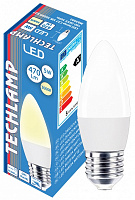 Лампа світлодіодна Techlamp 5 Вт C37 матова E27 220 В 3000 К 