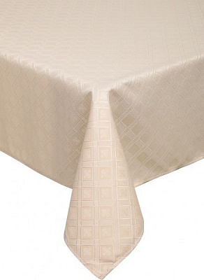 Скатерть жаккардовая 140x180 см золотой Luna 