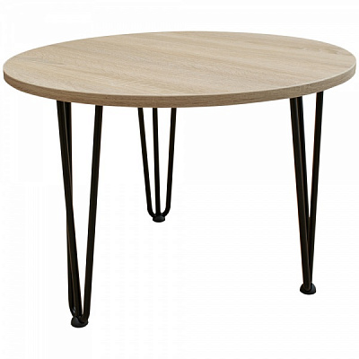 Стіл журнальний Zac дуб сонома/чорний 600x430мм