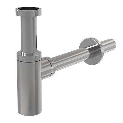 Сифон для умывальника Alca Plast d32 DESIGN, цельнометаллический