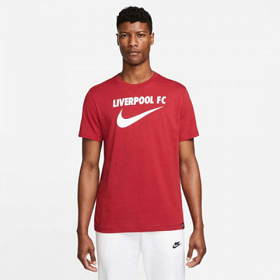 Футболка Nike LFC SWOOSH TEE DJ1361-608 р.XL красный