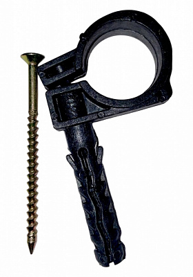 Обойма для труб UP! (Underprice) D15-16 мм 50 шт. чорний