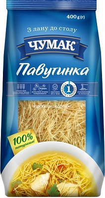 Макароны Чумак 400 г Паутинка 