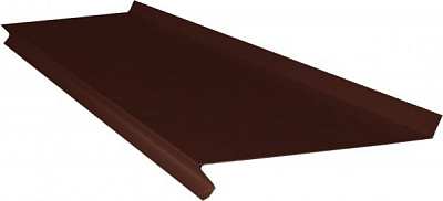 Отлив оконный 2000х120 мм коричневый  