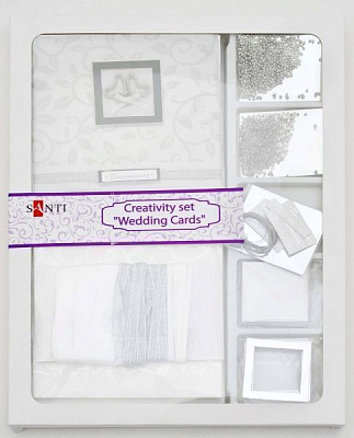 Набор для творчества Свадебные открытки на укр. языке 14,5x14,5 см Santi 