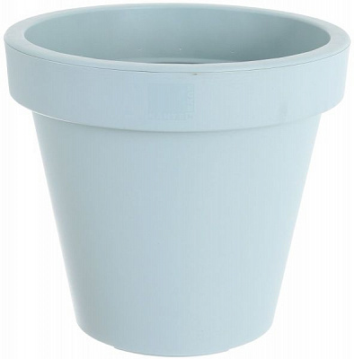 Горшок для цветов 35 см круглый светло-зеленый 