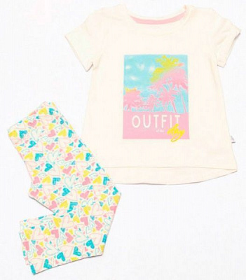 Комплект Фламінго р.92 жовтий із рожевим 839-421