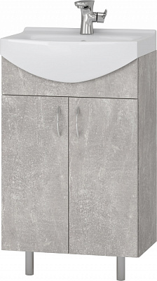 Тумба напольная Грейд Артик 50 бетон под умывальник Cersania 50