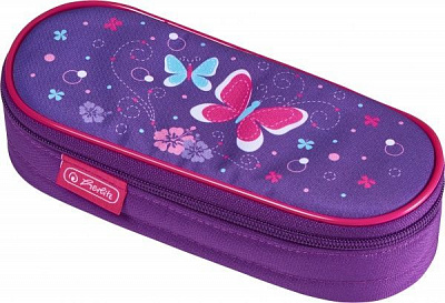 Пенал Case Flap Butterfly 50021161 Herlitz фіолетовий