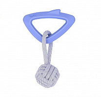 Игрушка AnimAll GrizZzly Акула с канатом мятный