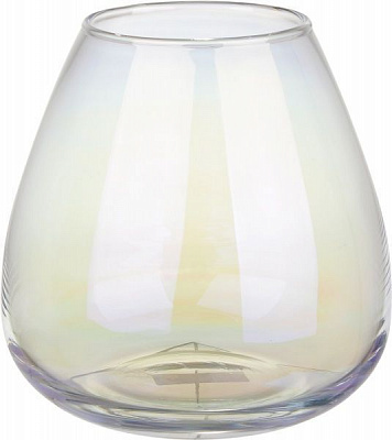 Ваза Luster 15х15 см перлинний Wrzesniak Glassworks